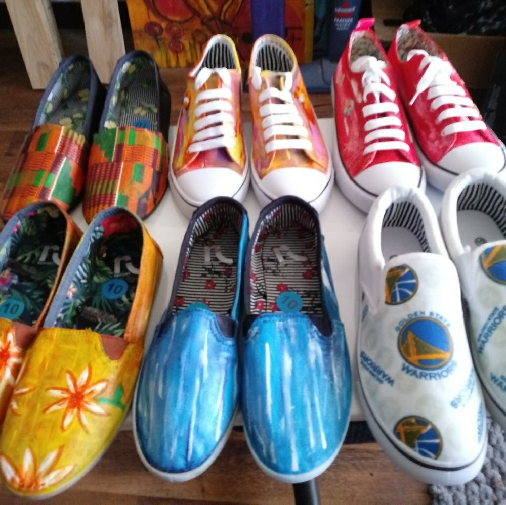 Handpainted Canvas Shoes
